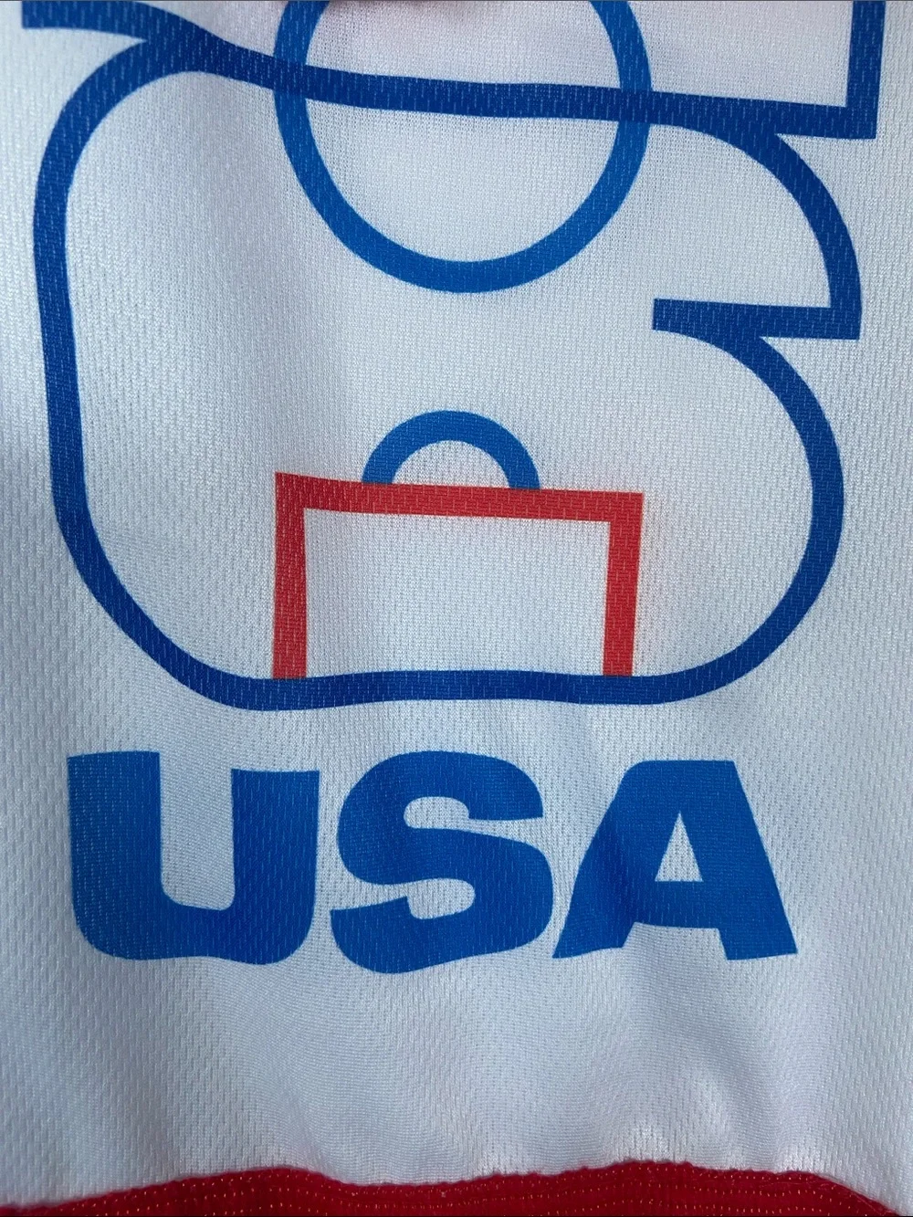 USA White, Blue & Red Soccer Fan Scarf - Unbranded